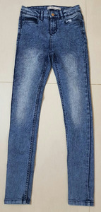 Jeans Slim Fit délavés à l'acide pour dames pantalons taille basse tailles mixtes pour adultes pour le printemps - Product Image 2