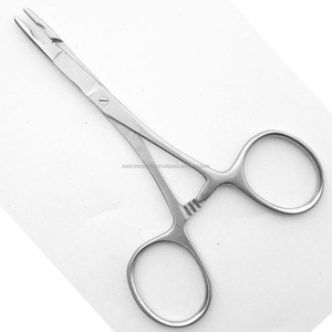 Venta al por mayor herramientas de pesca fórceps para mosquitos fórceps de alta calidad fórceps de acero inoxidable para atar moscas tijeras fórceps - Product Image 2