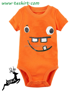 OEM/ODM 100% Organic Cotton Cute Printed Toddler Rompers Unisex Summer Snap Buttons Closure Eco-Friendly Anti-Bacterial Knitted - Product Image 5