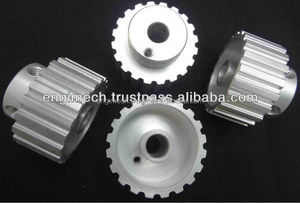 Engimech Poulies de courroie de distribution en alliage d'aluminium avec surface anodisée US 6351 Divers profils de dents OEM personnalisables Garantie 1 an - Product Image 3