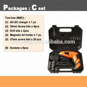 Juego de destornilladores recargables de litio, 4,8 V, ET0400-008 - Product Image 4