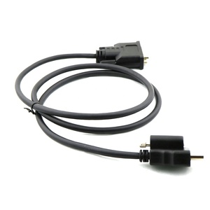 Cable de Señal de Video DVI Personalizado de 24 Conductores, Compatible con RoHS, con Conector de Tornillo de Bloqueo Negro - Product Image 6