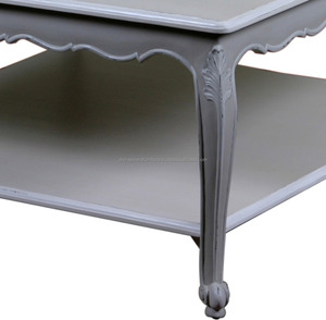 โต๊ะกาแฟไม้สไตล์ฝรั่งเศสดั้งเดิมผลิตในประเทศอินโดนีเซีย - Product Image 2