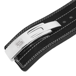 Cinturón de ejercicio de gimnasio de cuero de vaca genuino con hebilla de acero inoxidable fuerte Material de PC pesado para uso físico Accesorio de gimnasio - Product Image 6