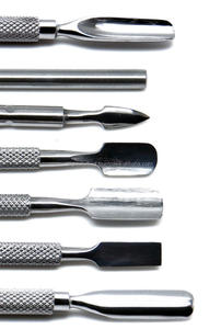 เล็บ Cuticle ช้อน Pusher Trimmer เหล็กแฟ้มทำเล็บมือเล็บเท้าความงามชุดเหล็กร้านเสริมสวยตัดผมสาว - Product Image 4