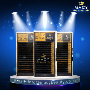 Macy Beauty-pestañas de visón sintético, pestañas planas de forma plana, extensiones de pestañas individuales - Product Image 2