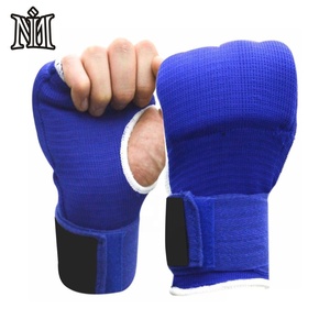 Manoplas interiores de gel Manoplas de boxeo Envolturas de mano Vendaje MMA Correa Muay Thai para boxeo protector de cabeza diseño personalizado logo gel guantes interiores - Product Image 1