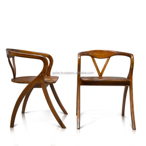 Fauteuil Scandinave En Bois de Teck - Product Image 2