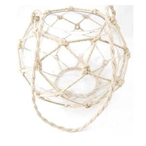 Bougie suspendue en verre/JUTE, 1 pièce, élément décoratif rond pour mariage ou maison - Product Image 4