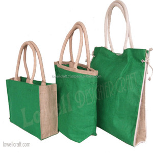 Bolsa de Lona Verde Lowellcraft con Base Reforzada, Color Sólido, Abertura Superior, Cierre de Cremallera, Estilo Moderno con Bordado - Product Image 2