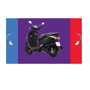 ¡Nuevo! Moto de gas de alta calidad, 125cc, (Acruzov Deluxe), rojo/Blanco/negro - Product Image 1