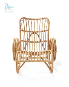 เก้าอี้หวายในสวนแบบโบราณสำหรับใช้กลางแจ้งห้องนั่งเล่นโรงแรมและเฟอร์นิเจอร์เวียดนาม - Product Image 2