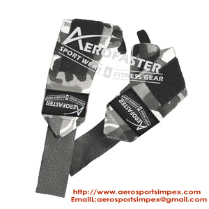 Muñequeras de camuflaje Rosa Accesorio de fitness de apoyo para levantamiento de pesas - Product Image 6