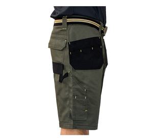 Vente en gros de shorts de travail en coton de la meilleure qualité dans des poches suspendues style vêtements de travail pour hommes shorts de travail en plastique à anneau en D - Product Image 2