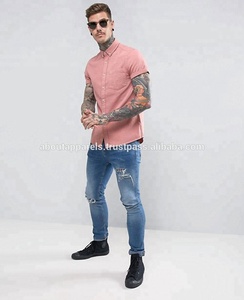 Chemises en denim, modèles de vêtements en vrac, conception personnalisée, vente en gros, - Product Image 4