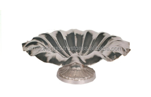 Bol en métal Assiettes et plateau de service en acier inoxydable Plat en métal de haute qualité en métal en aluminium argenté Plat Rectangle Snack - Product Image 3