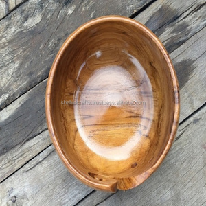 ชามไม้สักสองตะขอโครเชต์ทนความร้อนแบบใช้แล้วทิ้งเป็นมิตรกับสิ่งแวดล้อม - Product Image 2