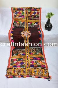 Kutch Dhabdi Handmade Rabari <b>Shawl</b> Indian Ethnic Multi-Colored Traditional Scarf - Product Image 4
