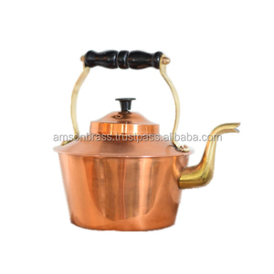 Bouilloire à thé en cuivre pour réchauffer l'eau, design classique écologique pour la maison, l'hôtel et la restauration - Product Image 3