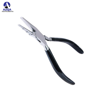 Pinces professionnelles à pointes arrondies en acier inoxydable, fabrication de bijoux, finition en Satin, toutes tailles et couleurs disponibles - Product Image 5