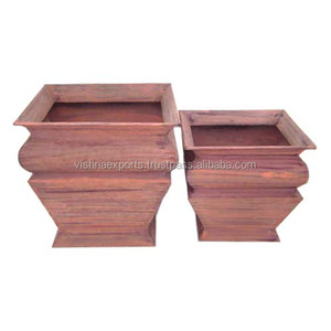 Shabby Chic Home Garden Holiday Kit de maceta colgante para exteriores Maceta de jardín de metal rústico con diseño colorido Juego de 2 - Product Image 1