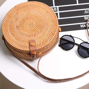 Vietnam 2025 été grande quantité rotin bandoulière sac fourre-tout écologique coton doublure poignée unique bouton personnalisé nouvelles offres - Product Image 5