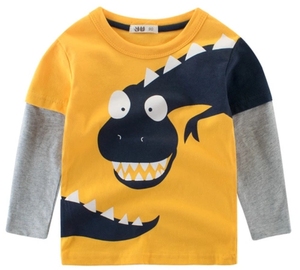 Camiseta de impresión personalizada de alta calidad para niños, camisetas al por mayor de algodón para niños, camiseta lisa en blanco para niños de Bangladesh - Product Image 1