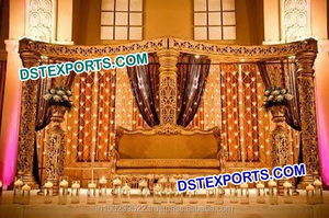 Decoración de escenario de boda, accesorios de Paisley de fibra para compromiso, último diseño, a la venta - Product Image 3
