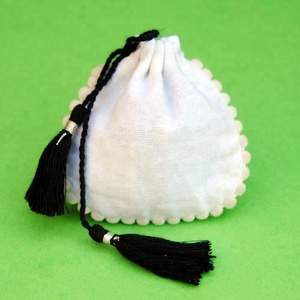 Bolsa de Algodón Puro Ecológica con Cordón y Logotipo Personalizado, Bolsa Pequeña Blanca y Suave para Regalos, Recuerdos de Boda, Embalaje y Manualidades - Product Image 4