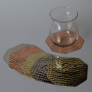 Haute qualité blanc placage de cuivre coaster - Product Image 1