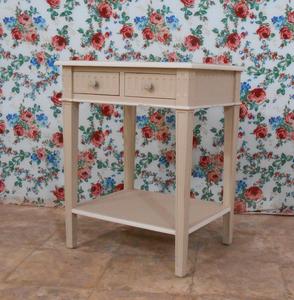 Meubles d'Indonésie-Meubles de table console en bois Frenchs Shabby - Product Image 2