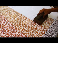 Tela de algodón con impresión de bloques para tiendas, para uso como textiles para el hogar - Product Image 1