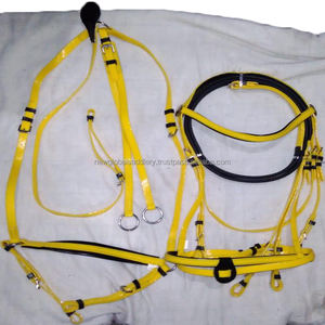 VENDRE Endurance jaune PVC cheval licou avec cuirasse ARABIAN HORSES IN;dollar 15 tailles plein cob Shetland - Product Image 2