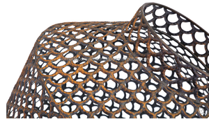 Jarrón de Piso de Hierro Hecho a Mano de la India, Nuevo Estilo de Decoración para el Hogar, Acabado Rústico, Diseño Contemporáneo - Product Image 4