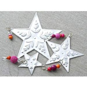 De Metal estrella de Navidad Decoración - Product Image 1