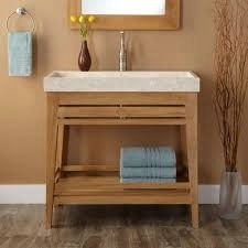 Meuble de salle de bain en acacia massif de haute qualité - Product Image 4