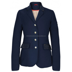 Shemax-Chaqueta de competición de caballo, color negro - Product Image 1
