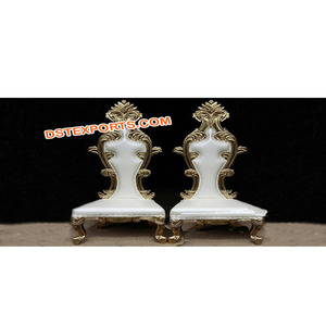 Sillas reales de Metal y latón para novio, diferentes diseños, para boda, novia - Product Image 1