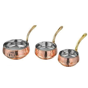 Olla de Acero Inoxidable y Cobre, Diseño Internacional de Primera Calidad, Gran Tamaño, para Bodas, Último Modelo, Olla para Biryani de Alta Calidad con Asa - Product Image 1