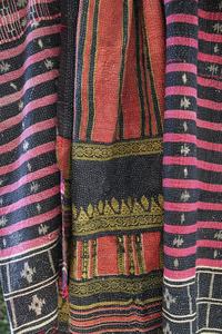 Traditional Vintage Kantha Sari Indian <b>Quilt</b> Handmade Kantha <b>Throw</b> Multicolored Handicrafts Vintage Kantha <b>Quilt</b> - Product Image 2