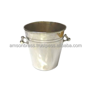 แชมเปญถังเบียร์สิงโตจับตกแต่งถังถังน้ําแข็งโลหะสแตนเลสไวน์ - Product Image 3