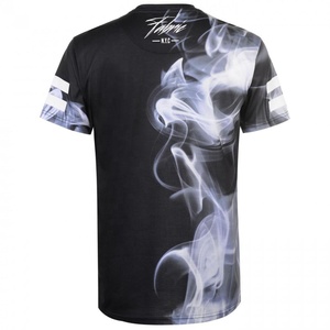 Camiseta con estampado digital 3D de cuello redondo para hombre, diseño personalizado, estampado directo, fabricante de camisetas en bajas cantidades - Product Image 4