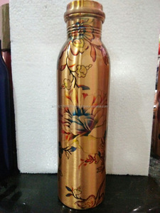 Printed Copper <b>Water</b> <b>Bottle</b> Leak Proof Design Copper <b>Bottle</b> <b>for</b> Yoga - Product Image 5