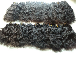 ผมหยักอินเดียที่ยังไม่ได้100% จากอินเดียสำหรับราคาโรงงาน - Product Image 4