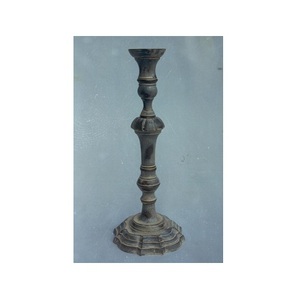 แท่นวางเทียนโลหะทรงสูงที่วางเทียนดีไซน์ทำด้วยมือเชิงเทียนแก้วทรงสูงมีสไตล์ - Product Image 1