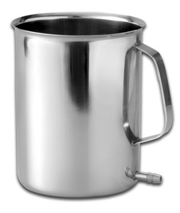 Dispositivo de irrigación de lata de ducha quirúrgica para Hospital, fuente de alimentación Manual de acero inoxidable, ropa hueca, tamaño 1,0 a 2,0 Ltr - Product Image 4
