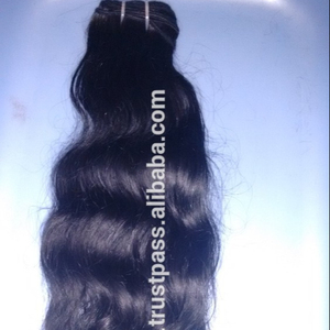 ผมคนเกรดสูง2024 12A ไม่หลุดร่วงผมมนุษย์ทอผมอินเดียไม่ผ่านกระบวนการ - Product Image 2