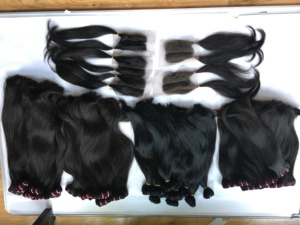 ผมมนุษย์บราซิลธรรมชาติ,ผมมนุษย์ที่ยังไม่ได้ขายส่ง,12Aดิบตรงสานนามสกุลผมมนุษย์ - Product Image 4