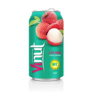 Supplier VINUT canned fresh lychee fruit juice