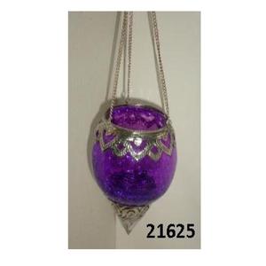 เชิงเทียนทองเหลืองและแก้วคุณภาพดีที่สุด โคมไฟสีแขวนกระจกดีไซน์ใหม่ - Product Image 2